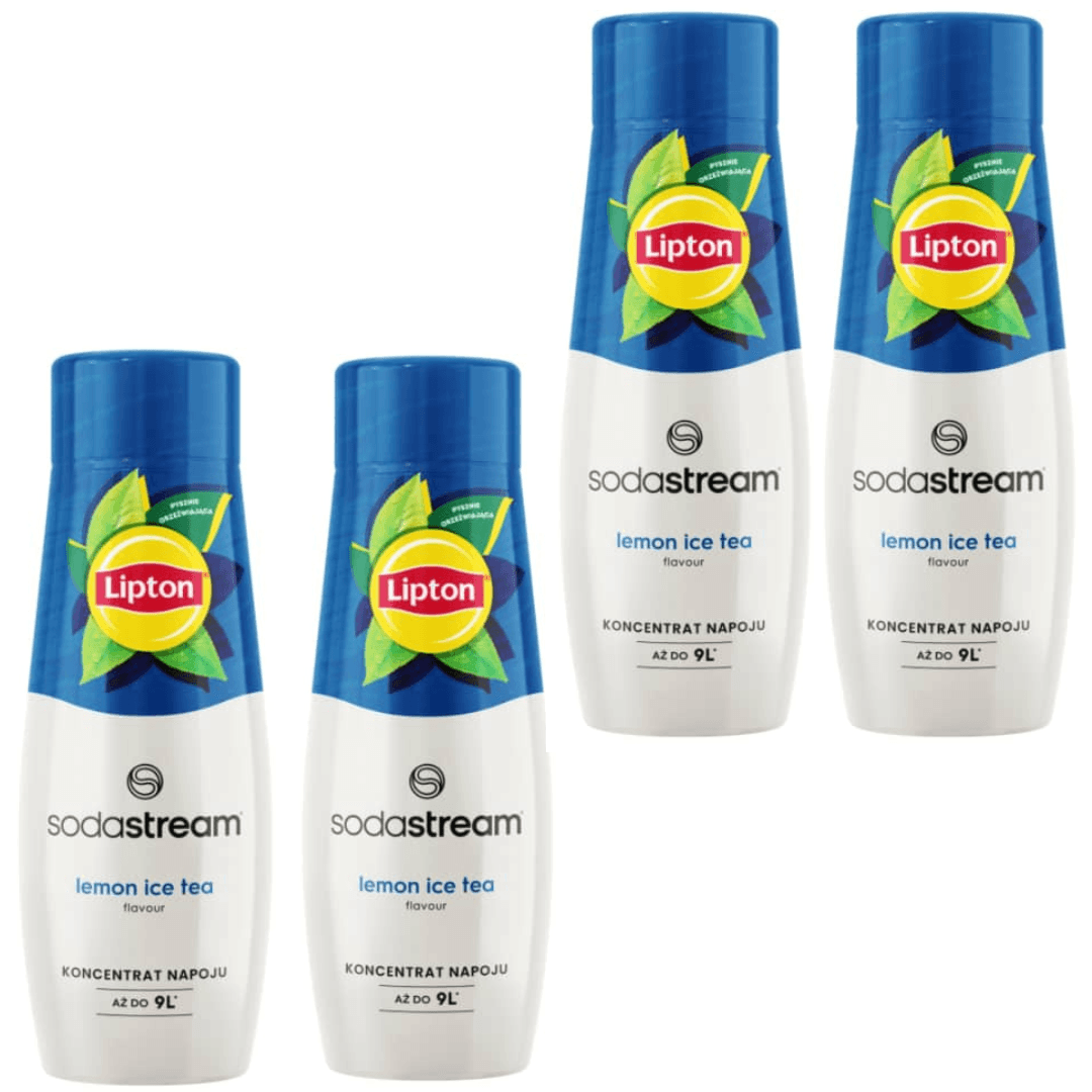 4X SodaStream Lipton Ice Tea sirops