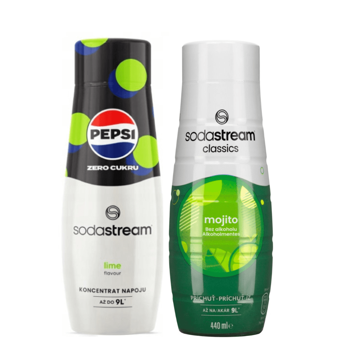 2 x PEPSI MAX LIME + MOJITO  syrups