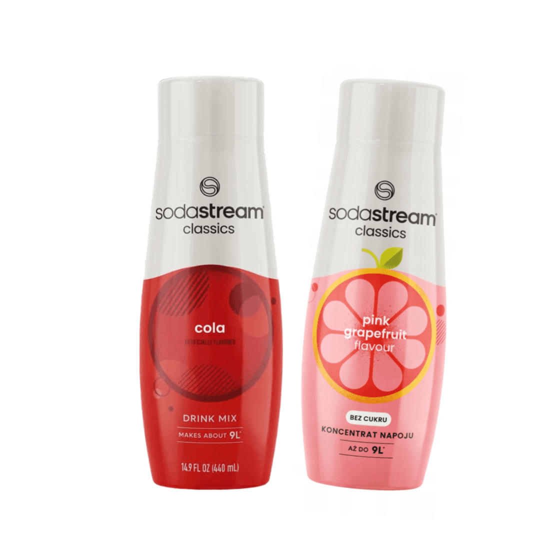 2 x Cola + Pamplemousse rose sirops