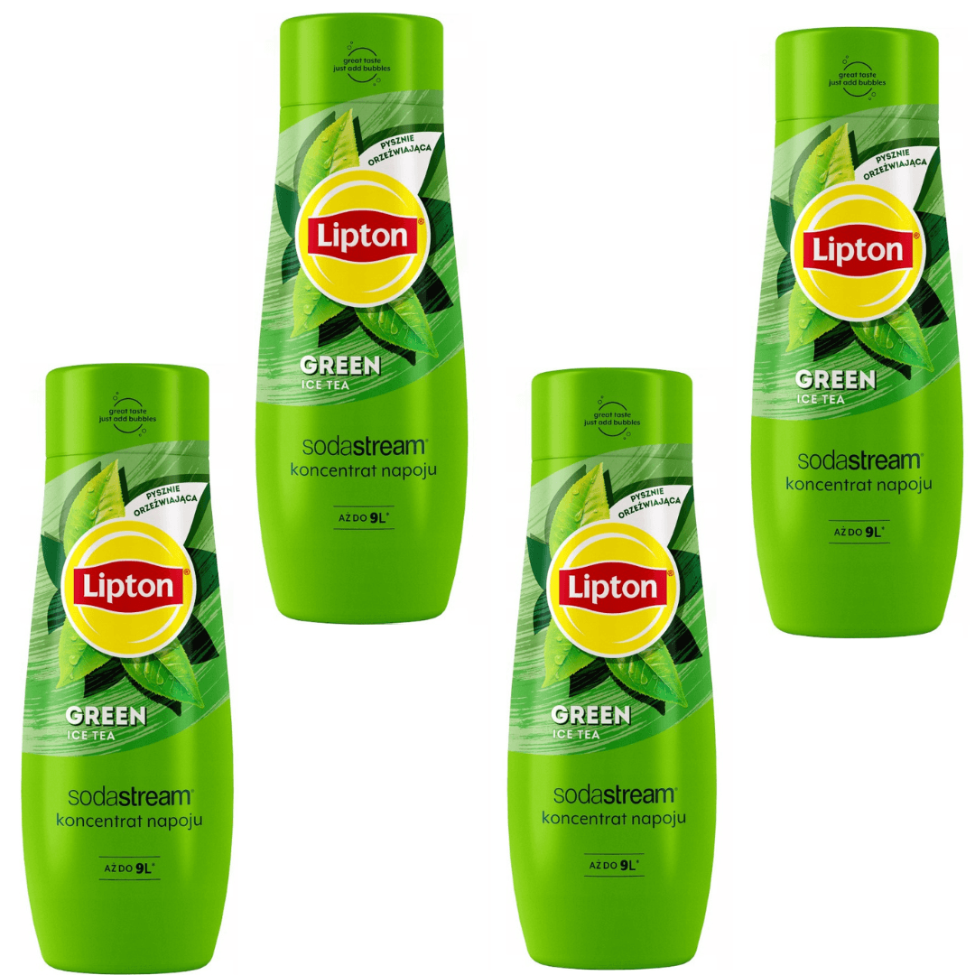 4x Sirops SodaStream Lipton Thé Vert Glacé