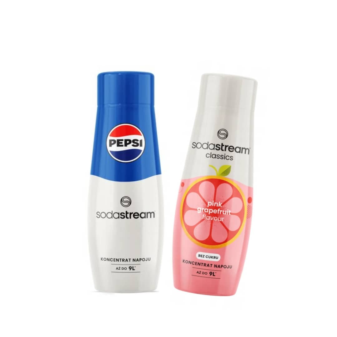 2 x Pepsi + Pamplemousse Rose sirops