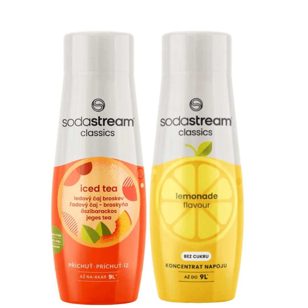 2 x Thé glacé à la pêche + Sirops de limonade Zero