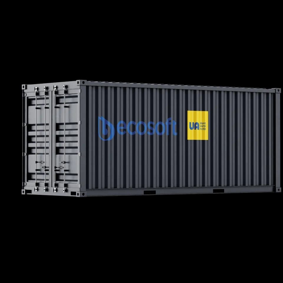 Système d’osmose inverse conteneurisé avec prétraitement pour l’eau du robinet K20MO8T6