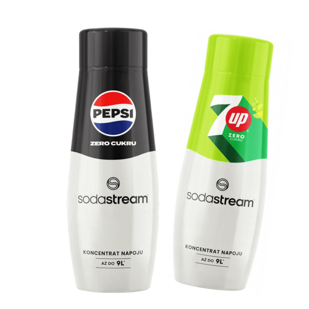2x 7Up ZERO + Pepsi Max sirops