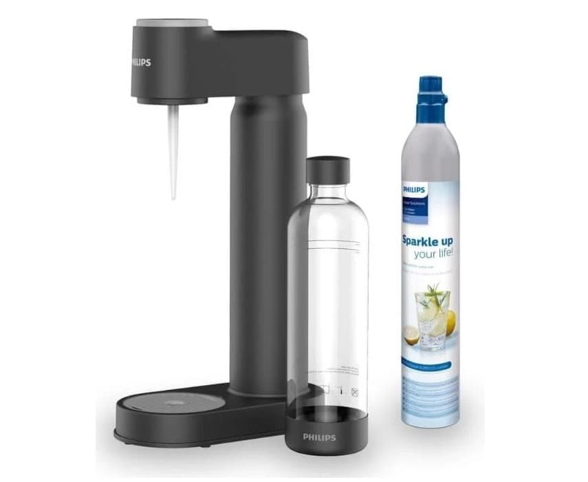Philips Machine à Soda, avec Cartouche de CO2, Noir (ADD4901BK Lite)