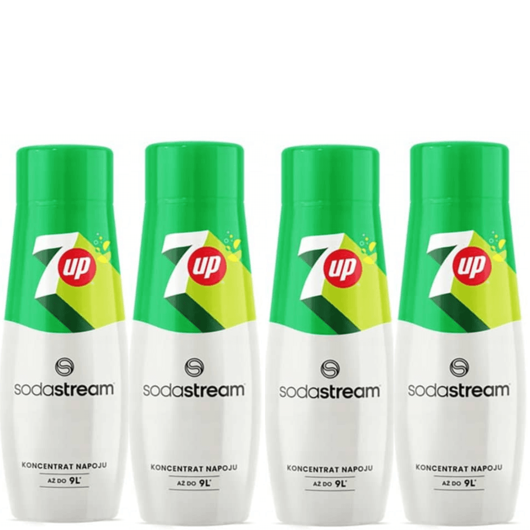 4x SodaStream 7Up syrups