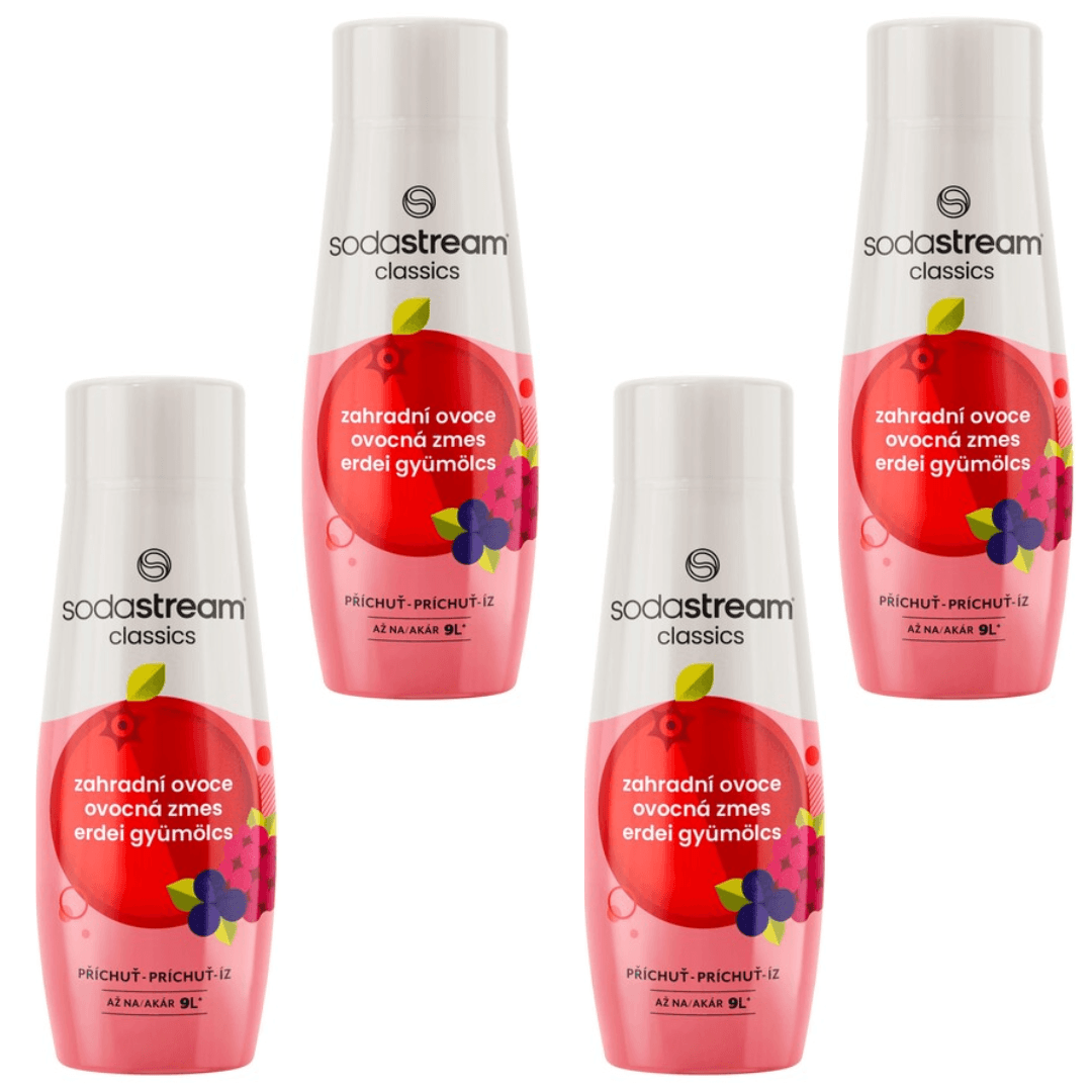 4x Sirops SodaStream Fruits du Jardin