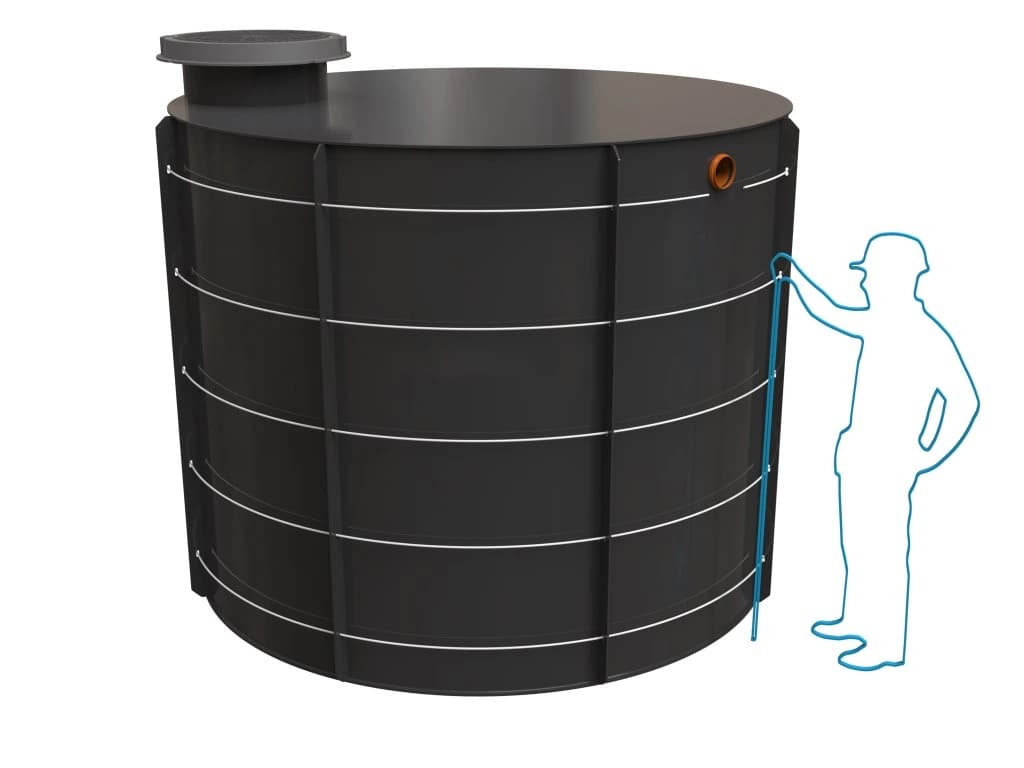 Sewage pit for concreting 9 m³