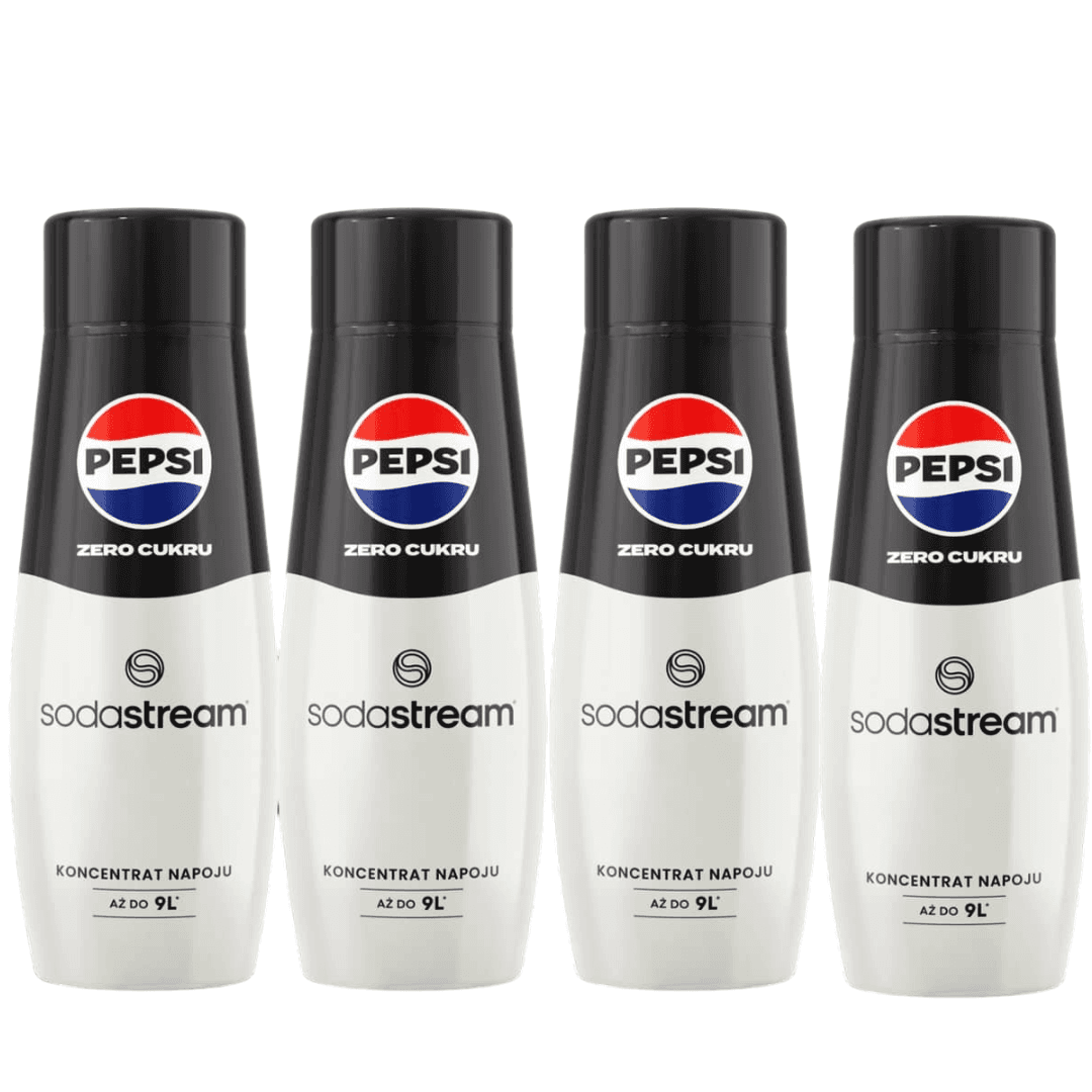 4 x Sirops Pepsi Max SodaStream