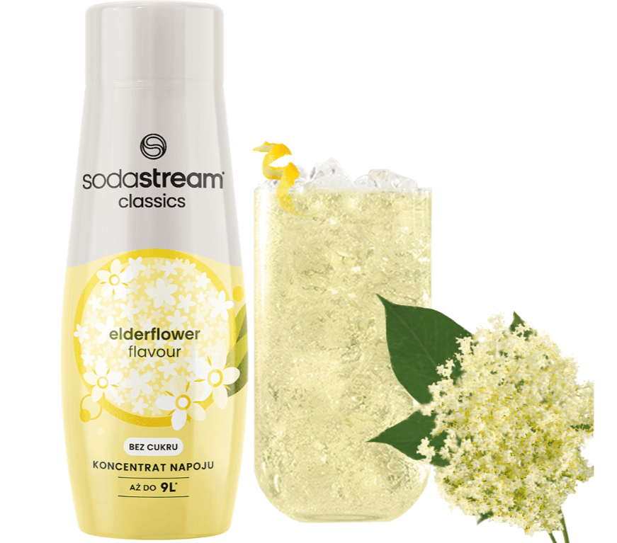 Sirop SodaStream FLEUR DE SUREAU ZERO 440 ml