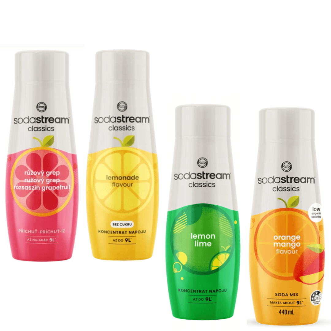 4x Orange-Mangue + Pamplemousse Rose + Limonade Zéro + Citron Vert