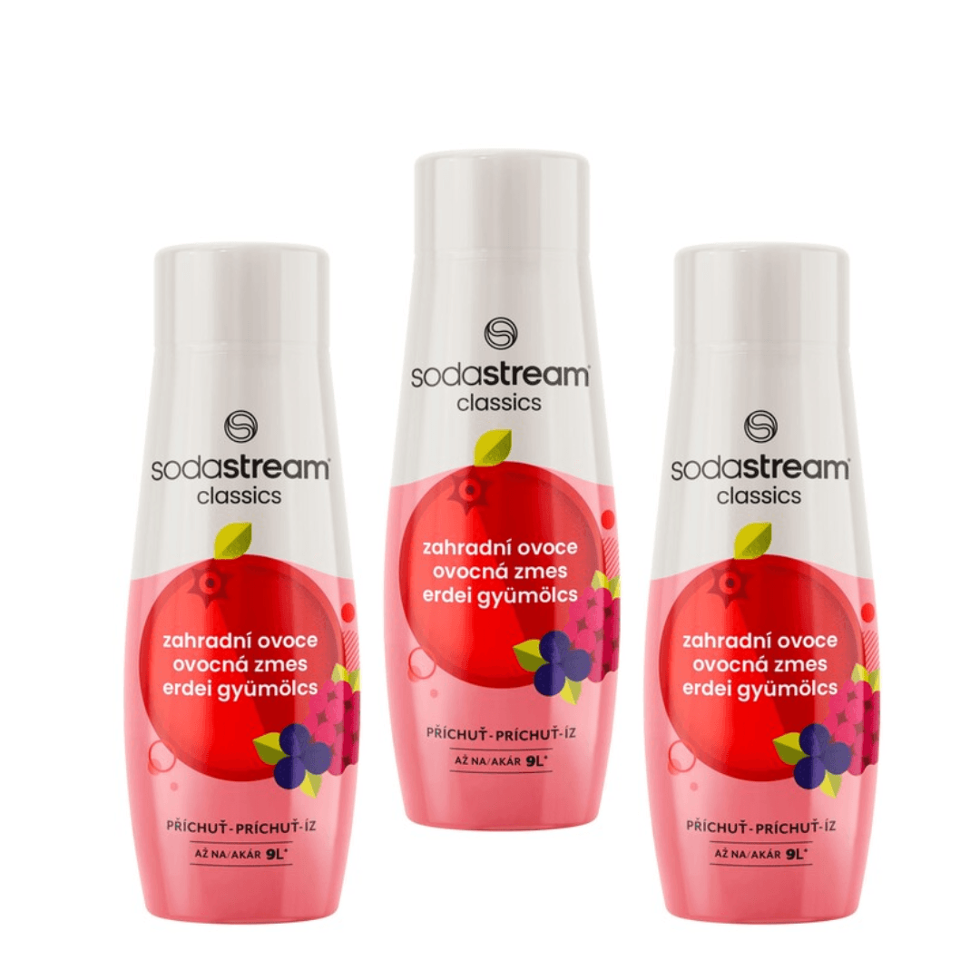 3x Sirops SodaStream Fruits du Jardin