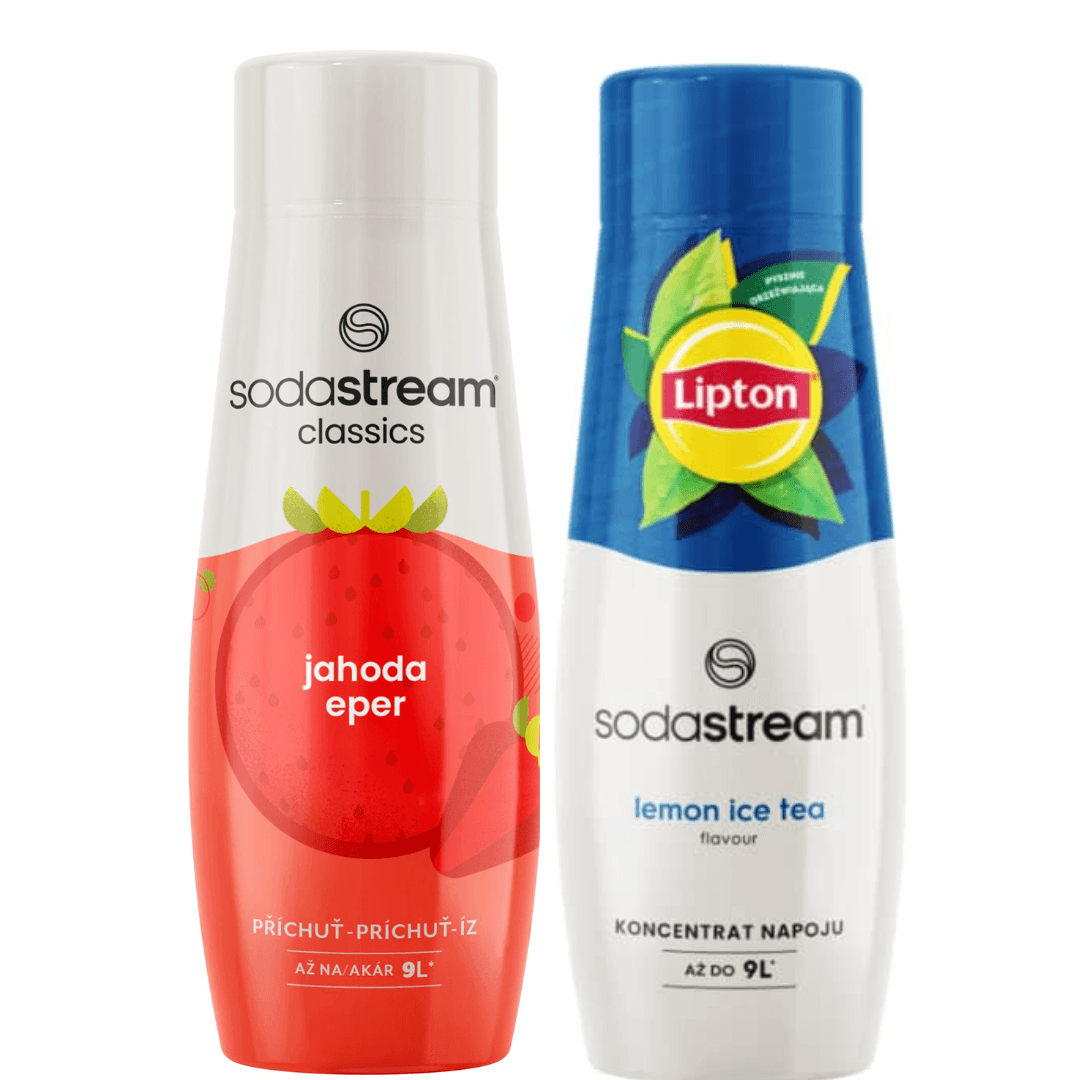 2 x Fraise + Lipton Thé Citron sirops