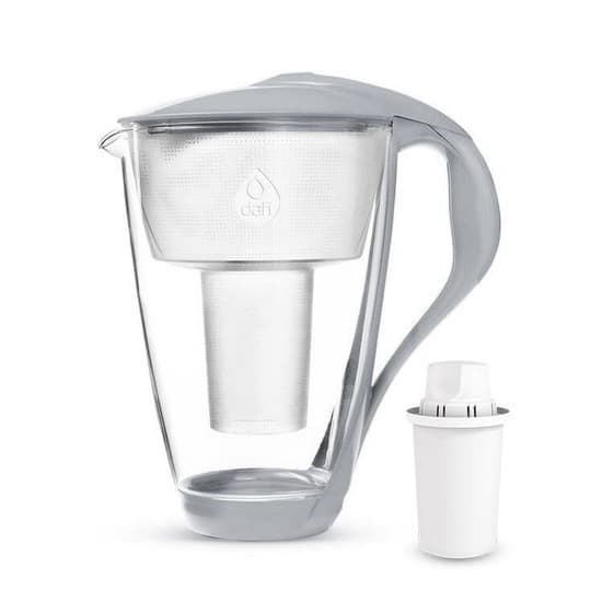 Carafe filtrante en verre Dafi Crystal (gris)