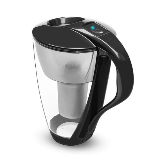 Carafe filtrante en verre Dafi Crystal (noir)