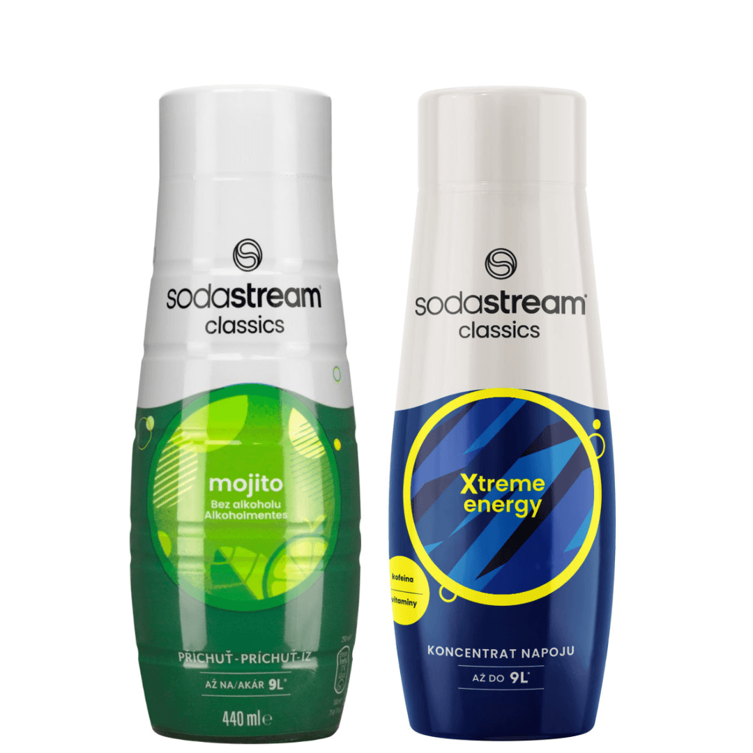 2 x SodaStream MOJITO + ENERGY sirops